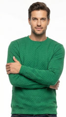 PB Mens Textured CrewNeck Sweatshirt