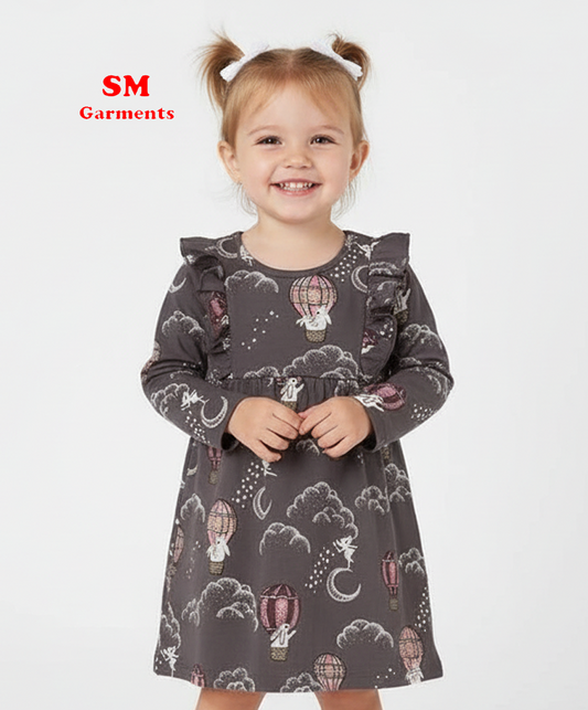 GIRLS Jersey T-shirt With Ruffles