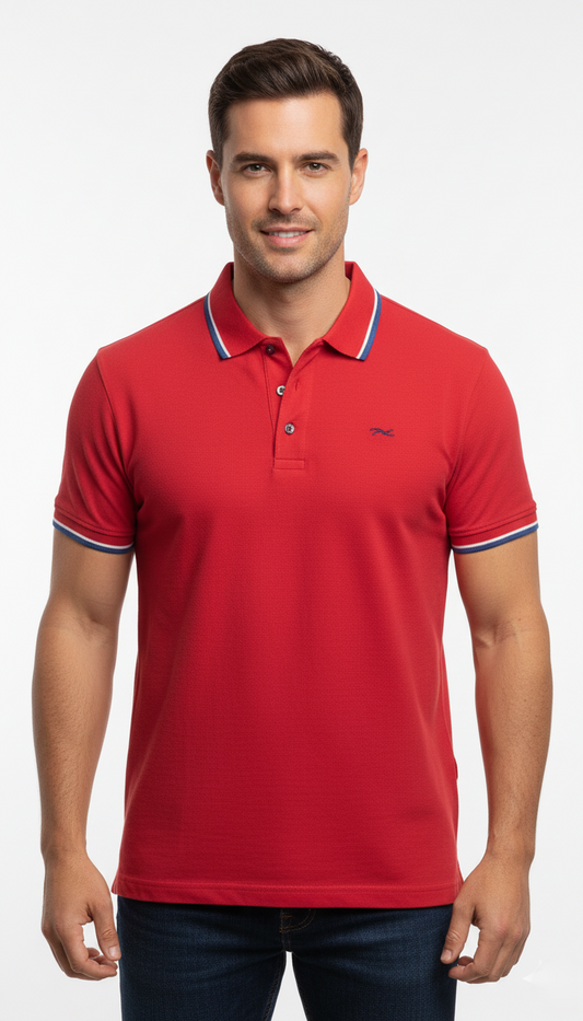 BRAX MENS LOGO BASIC POLO