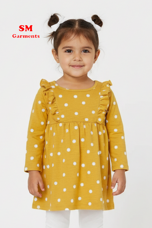 Jersey Dress With Ruffles