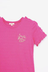 DU PAREIL GIRLS SMILE TODAY T-SHIRT