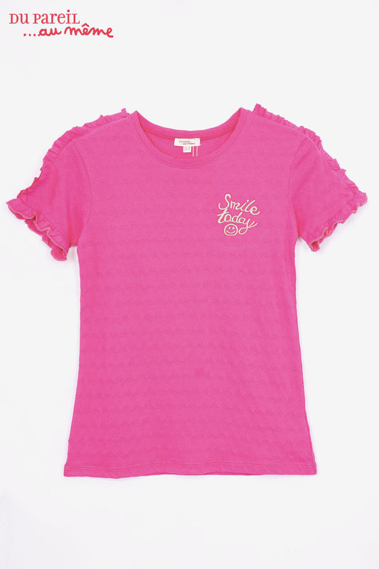 DU PAREIL GIRLS SMILE TODAY T-SHIRT