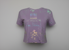 M&S GIRLS Disney Mickey Mouse Iridescent Graphic Tee