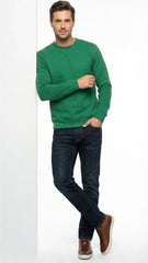 PB Mens Textured CrewNeck Sweatshirt