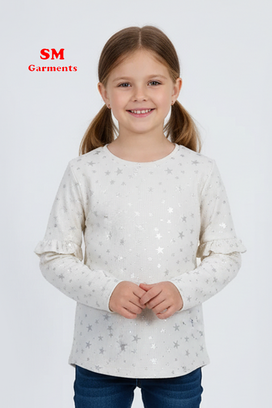 GIRLS Printed Full Sleeve T-Shirt