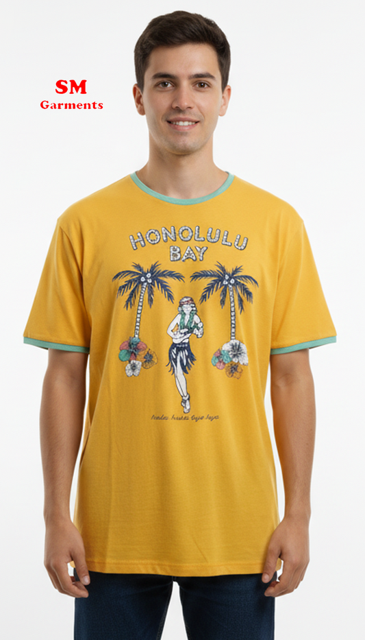 NORTH POLE MENS PRINTED T SHIRT