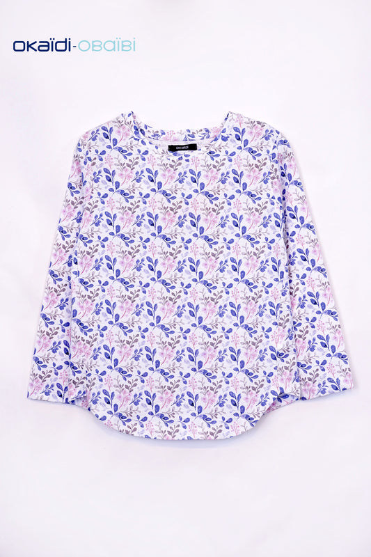 OKAIDI GIRLS FLORAL T-SHIRT