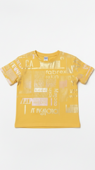 M&S Girls Metallic Print T Shirt