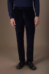 Doppelganger Men's Classic Trousers Velvet Regular Fit
