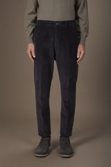 Doppelganger Men's Comfort Fit Velvet Trousers