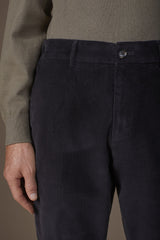 Doppelganger Men's Comfort Fit Velvet Trousers