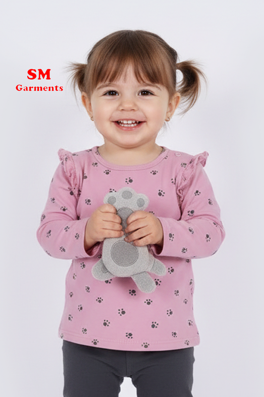 TEX BABY PAW PRINT T SHIRT