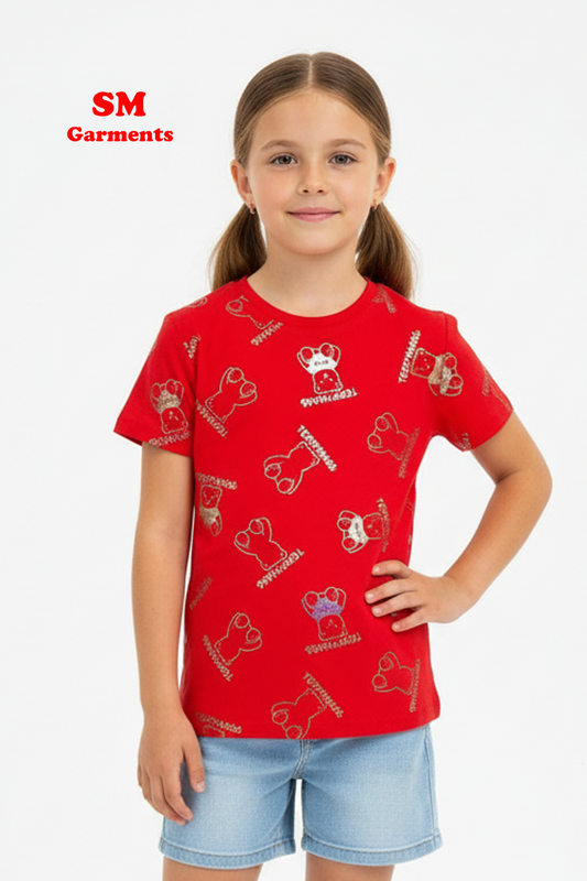 Girls Cotton T-Shirt