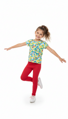 H&M لڑکیاں ہلکی سبز بلیوں کی ٹانگیں