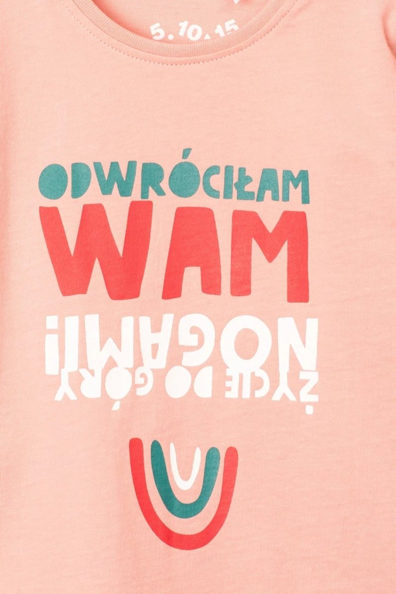 5.10.15. Baby blouse for a girl with a funny inscription - Smgarment's