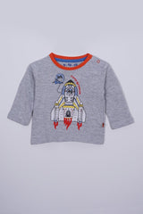 5.10.15 BABY GALAXY IVASION PRINTED TEE - Smgarment's