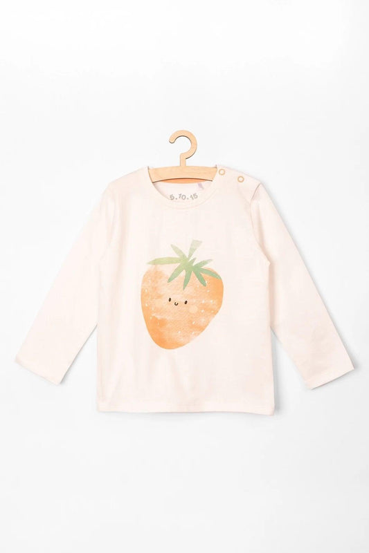 5.10.15 Baby girls blouse with strawberry - SMgarment's