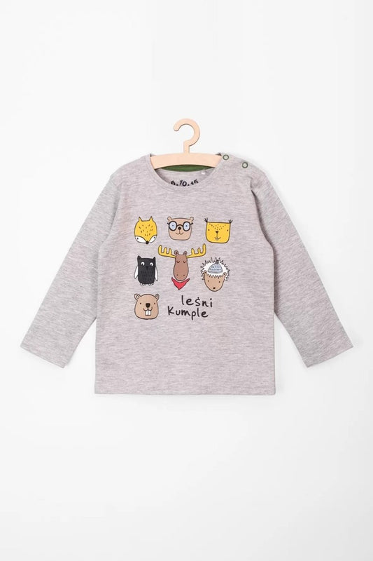 5.10.15. Boys' knitted blouse - forest buddies - Smgarment's