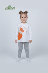 5.10.15. KIDS Long Sleeve Tee – “No Siemanko!” Llama Graphic - Smgarment's