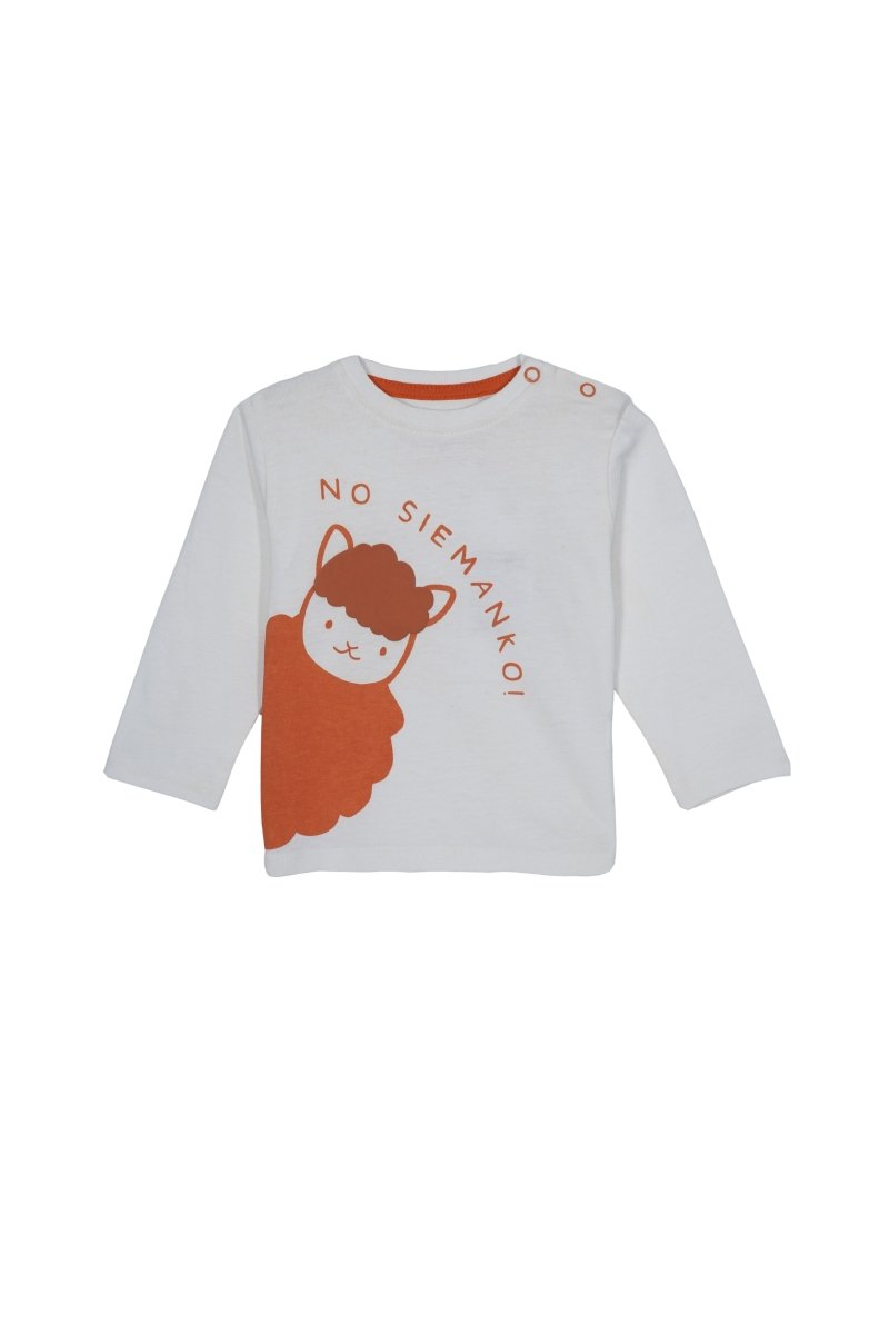 5.10.15. KIDS Long Sleeve Tee – “No Siemanko!” Llama Graphic - Smgarment's