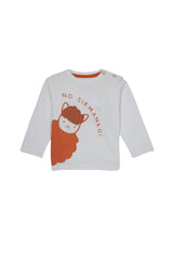 5.10.15. KIDS Long Sleeve Tee – “No Siemanko!” Llama Graphic - Smgarment's