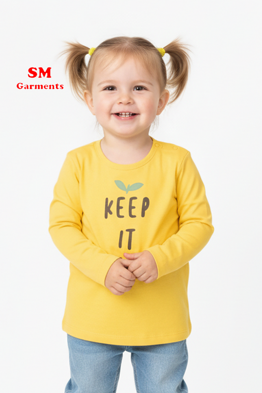 KIDS Yellow baby blouse
