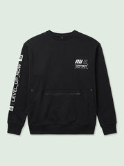 IMPORTED Boys' Casual Cotton-Blend Fleece Gamer Sweatshirt – Black