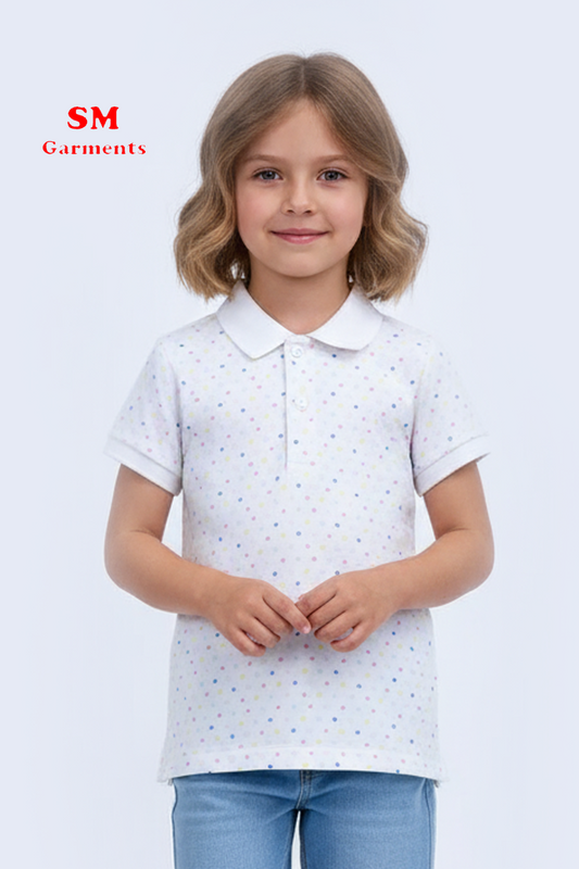 TOP TOP Kids Doted Polo