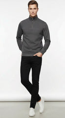 PB Mens Zipped Up Sweatshirt