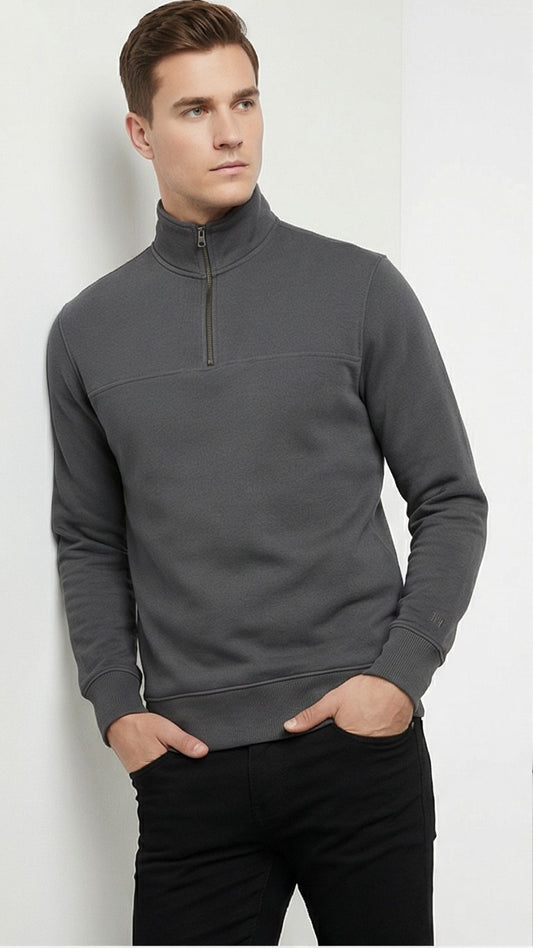 PB Mens Zipped Up Sweatshirt