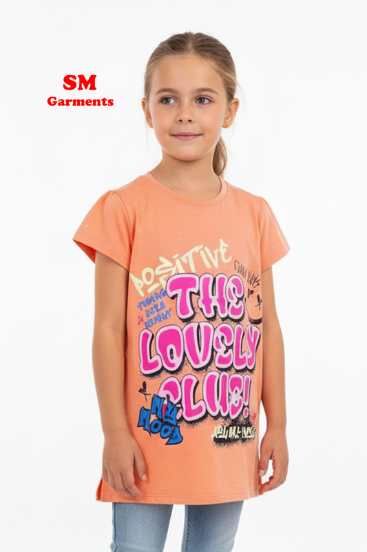 OKAIDI GIRLS PRINTED TEES