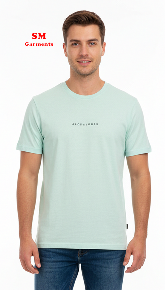 JACK & JONES MENS BASIC CREW NECK T SHIRT