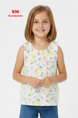 GIRLS Printed Vest Top