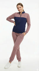 MASTROBIACNO WOMENS 2 PIECE ZIPPER AND TROUSER TRACKSUIT