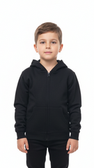 ROADWEAR BOYS BLACK ZIPPED HOODIE