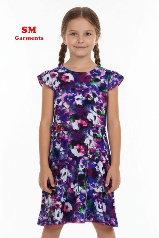 KIKI&KOKO GIRLS FLORAL DRESS