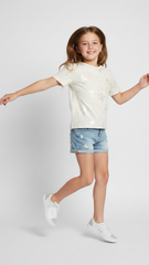M&S Girls Happy Everyday Holographic Star Print T Shirt