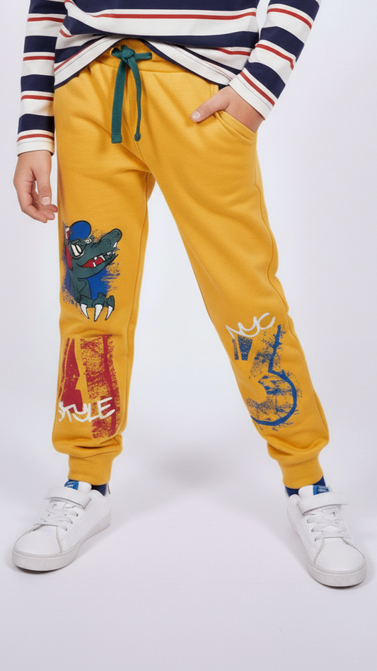 MAWI COLLECTION Boys Printed Trouser
