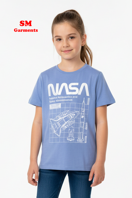 GIRLS NASA PRINTED TEES