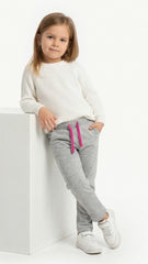 MAWI COLLECTION Girls Grey Basic Trouser