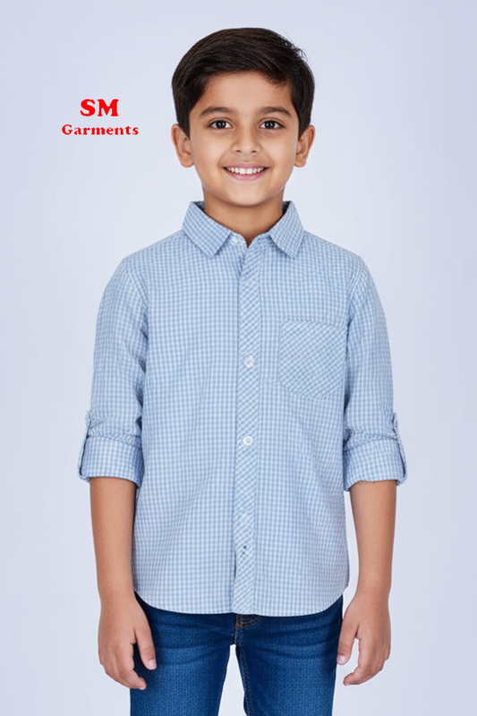 MY CHICCO KIDS CHECK SHIRT WITH POCKET