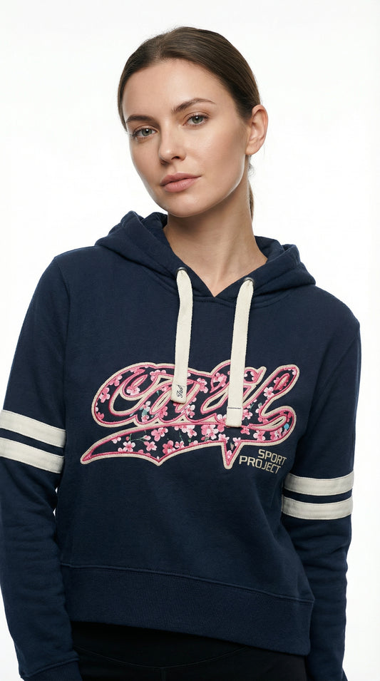 TERRANOVA Womens Floral Printed Hoodie