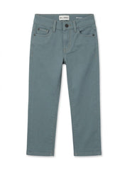 DL Boys' Slate Blue-Grey Slim Fit Stretch Denim Jeans