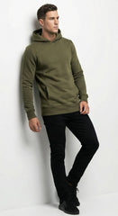 LEFTIES Mens Basic Pleated Hoodie