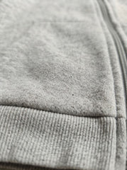 Boys BRANDED ' Light Grey Zip-Up Hoodie with "Take Easy" Patch