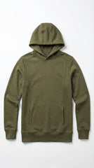 LEFTIES Mens Basic Pleated Hoodie