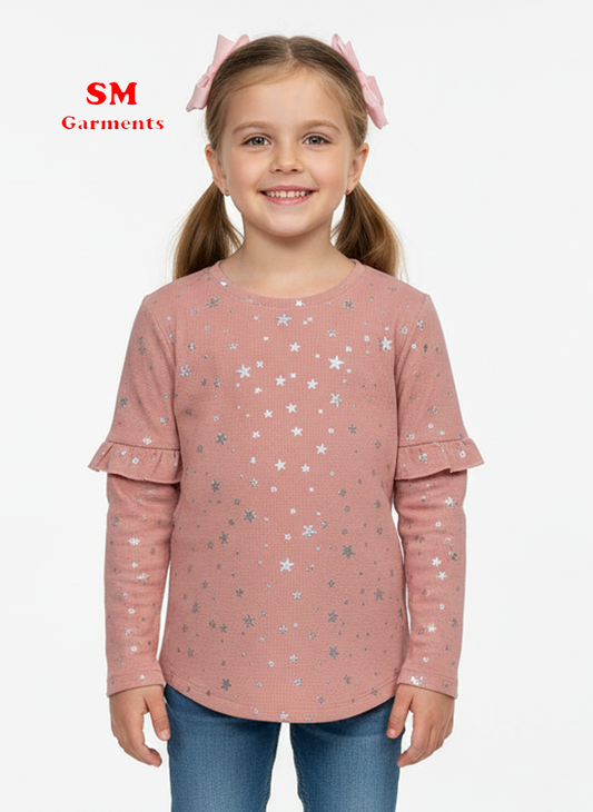 Girls Long Sleeved T Shirt