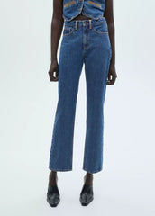 Straight-Fit Jeans with Contrasting Details