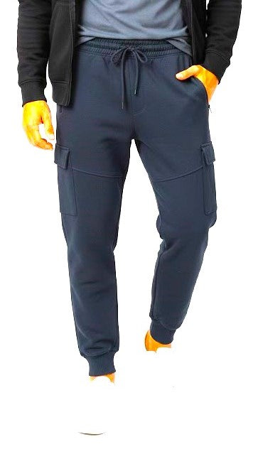 PEPCO MENS BASIC DUSTY BLUE CARGO TROUSER