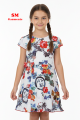 KIKI&KOKO GIRLS FLORAL DRESS